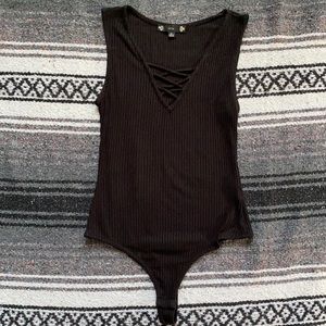 Ribbed Bodysuit